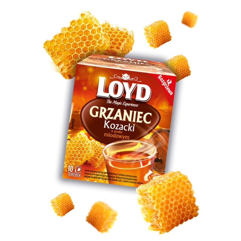 Grzaniec Kozacki Loyd o smaku Miodowym 10 torebek