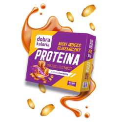 Mini batoniki PROTEIN karmel z niskim IG - 102g