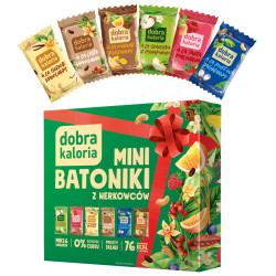 Zestaw DOBRA KALORIA Mini Batoniki Mix 6 Smaków Bez Cukru Fit Zdrowy 102g
