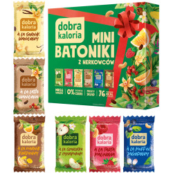 Zestaw DOBRA KALORIA Mini Batoniki Mix 6 Smaków Bez Cukru Fit Zdrowy 102g