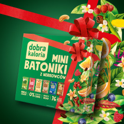 Zestaw DOBRA KALORIA Mini Batoniki Mix 6 Smaków Bez Cukru Fit Zdrowy 102g