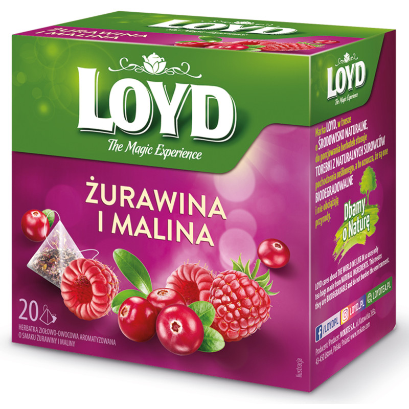 Zestaw Degustacyjny Herbata Owocowa LOYD UPOMINEK PREZENT Mix 11 Smaków