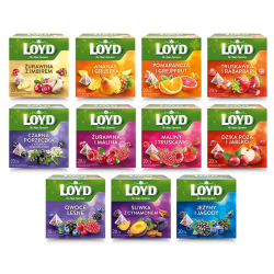 Zestaw 8 smaków piramidek owocowych LOYD