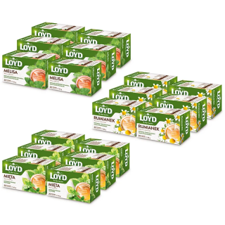 Herbal Tea Blend, 18-pack: Lemon Balm, Mint, Chamomile