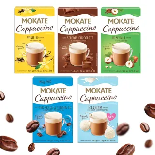 5-pack of Cappuccino, assorted flavours, starter pack