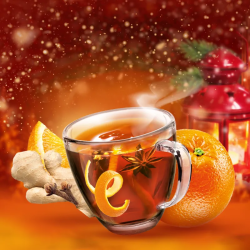Herbatka owocowo - ziołowa Loyd Hot Winter o smaku Pomarańczy i Imbiru 15 torebek