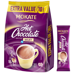 Mokate Milk Hot Chocolate, 10 sachets