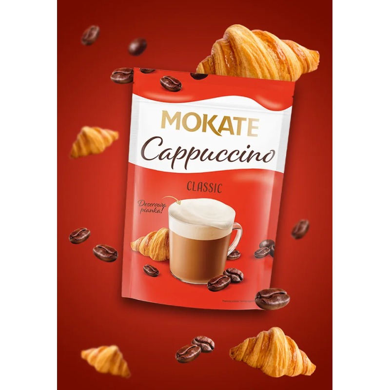 Mokate Classic Cappuccino 110 g, Classic flavour