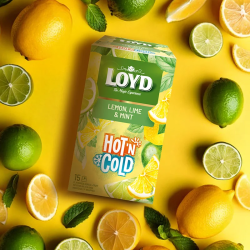 Herbatka Owocowa HOT&COLD Cytryna Limonka i Mięta 15 saszetek