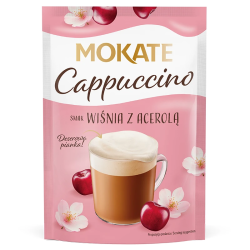 Mokate Cherry-flavoured Cappuccino with Acerola, 40 g