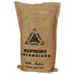 Kawa ziarnista Supremo Colombiano 1 kg
