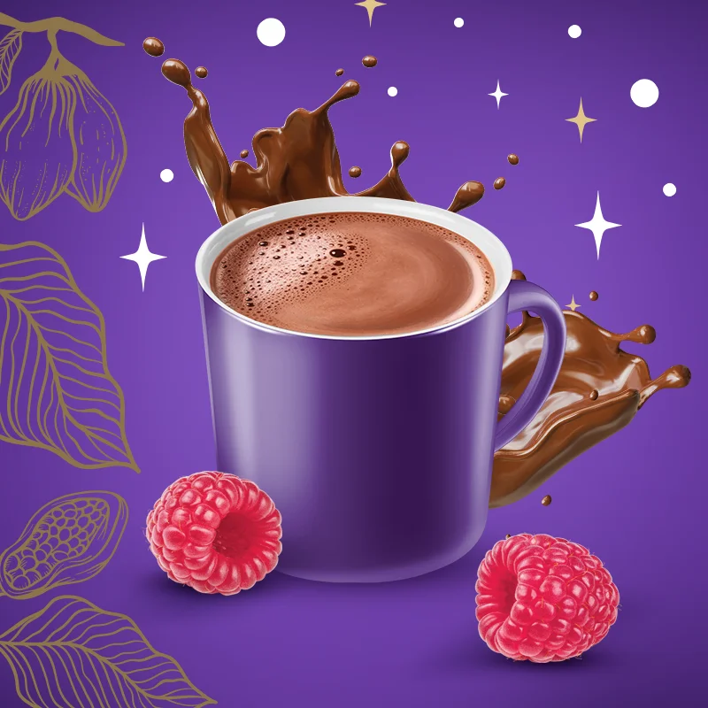 MOKATE RASPBERRY-FLAVOURED CHOCOLATE DRINK 120 G