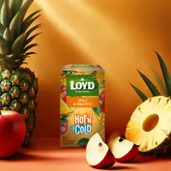 HOT&COLD Apple and Pineapple Fruit Tea, 15 sachets
