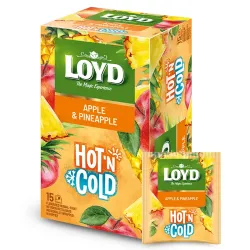 HOT&COLD Apple and Pineapple Fruit Tea, 15 sachets