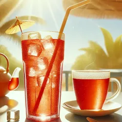 Herbatka Owocowa HOT&COLD Malina i Truskawka 15 saszetek