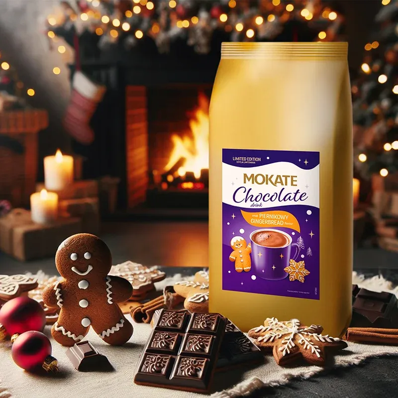Napój czekoladowy Mokate o smaku piernikowym XXL 1KG