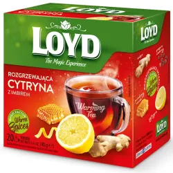 Herbatka rozgrzewająca Loyd Imbir, cytryna i miód 20 torebek