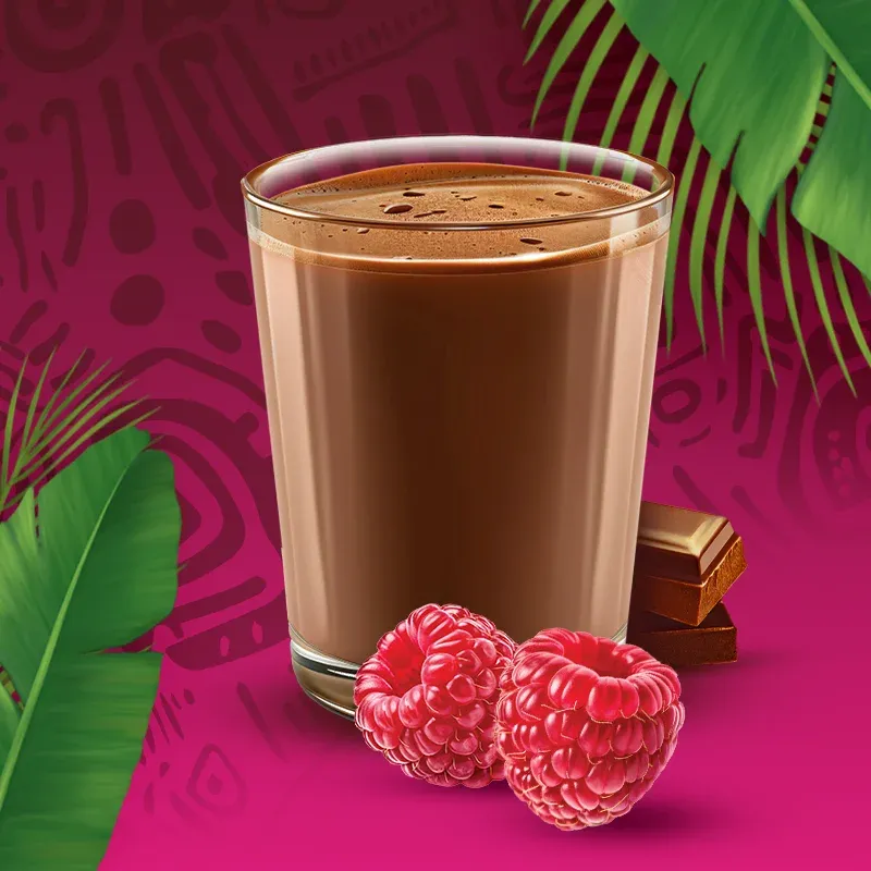 Mokate KING CHOCO Chocolate Drink, Raspberry Flavour, 27g