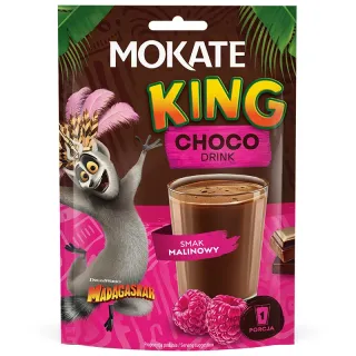 Mokate KING CHOCO Chocolate Drink, Raspberry Flavour, 27g