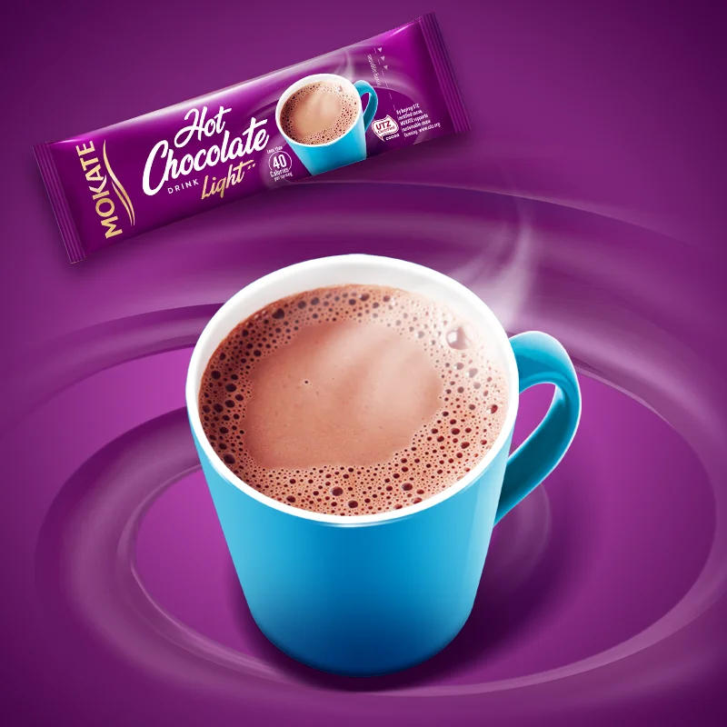 Mokate Light drinking chocolate, 10 sachets