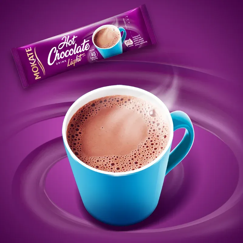 Mokate Light drinking chocolate, 10 sachets