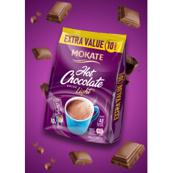 Mokate Light drinking chocolate, 10 sachets