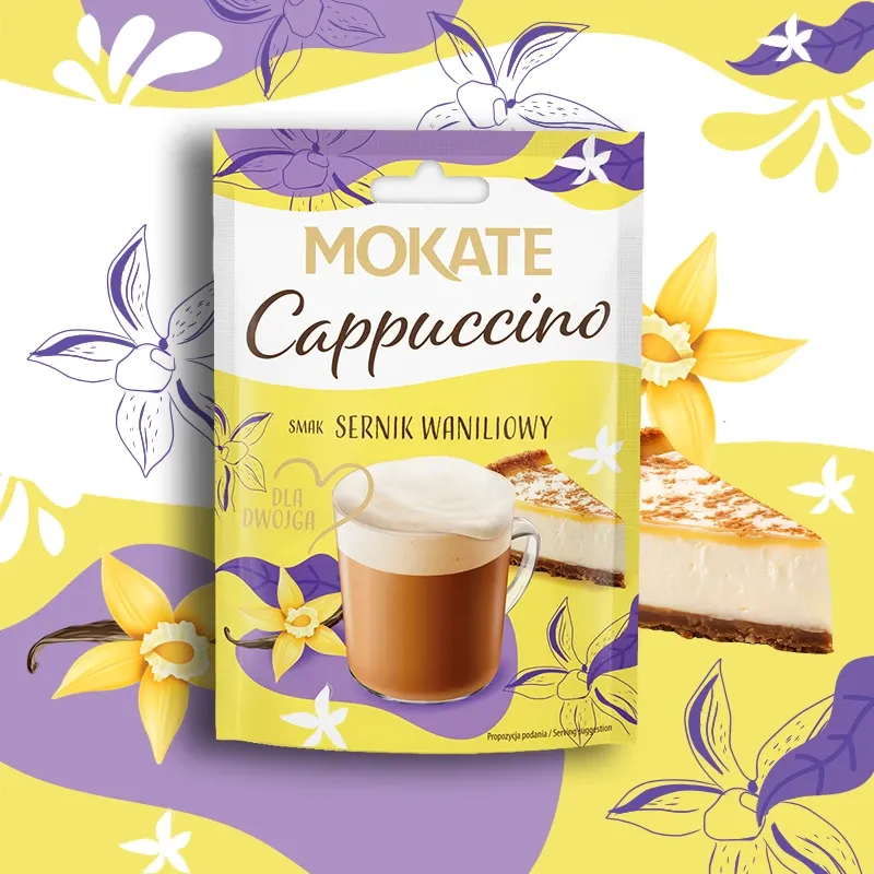 Mokate Cappuccino 40g Sernik Waniliowy