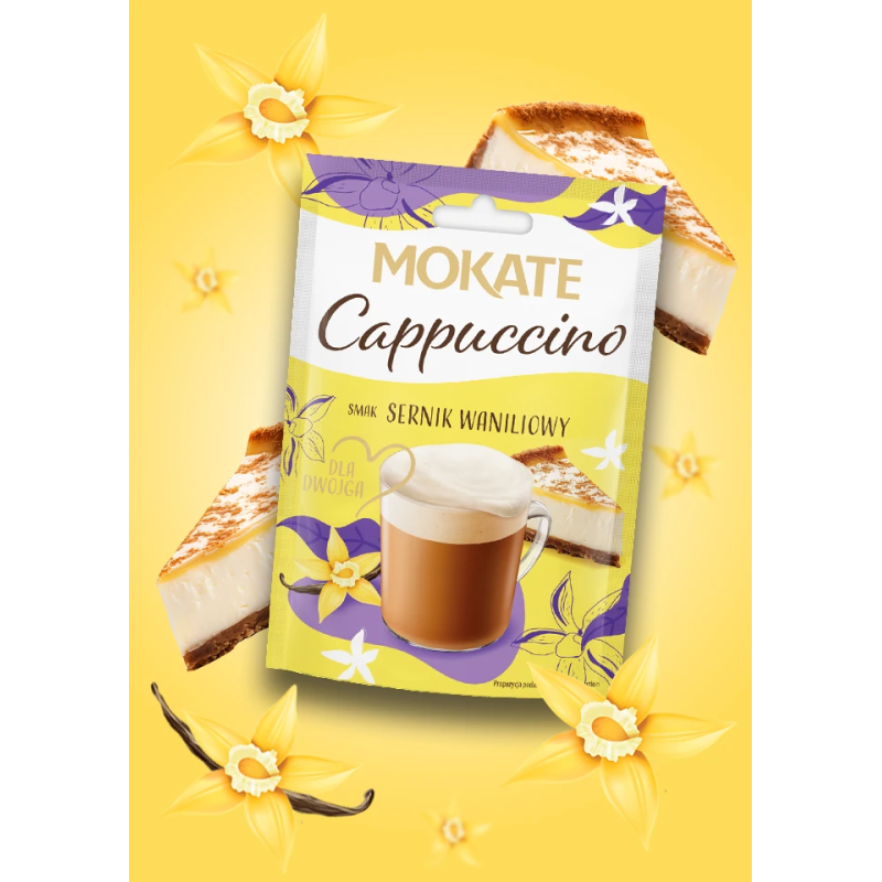Mokate Cappuccino 40g Sernik Waniliowy