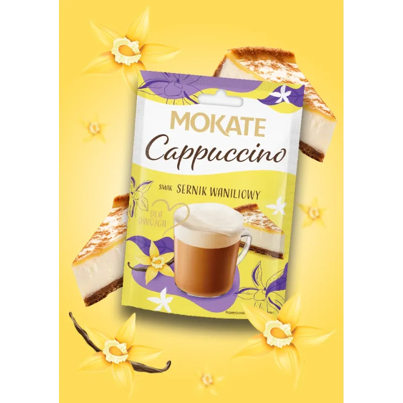 Mokate Cappuccino 40g Sernik Waniliowy