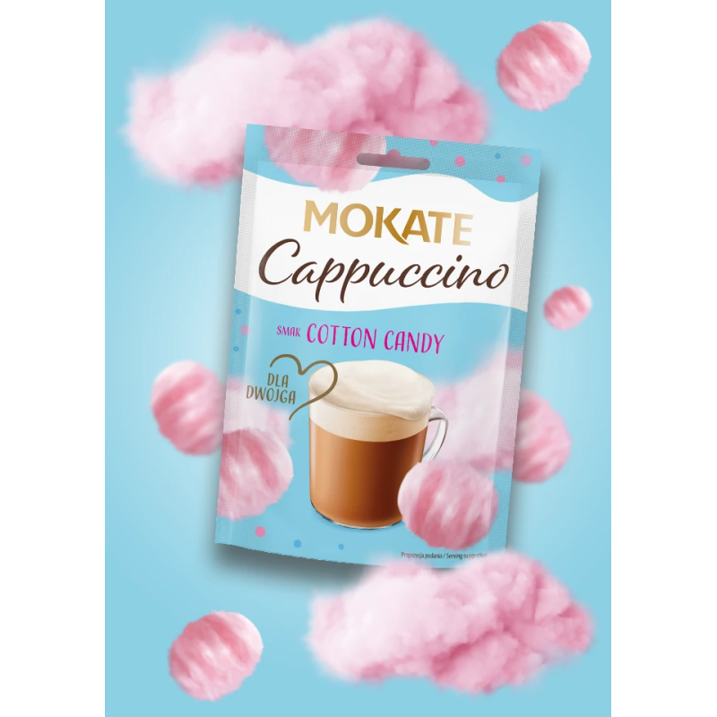 Cappuccino Mokate 40g Wata Cukrowa Cotton Candy