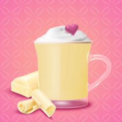 Mokate White Chocolate Flavoured Chocolate Drink, 200g, 8 sachets