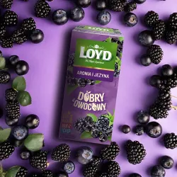 DOBRY&OWOCOWY Chokeberry and Blackberry Tea, 20 bags