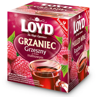 Grzaniec Grzeszny Loyd o smaku Malinowym 10 torebek