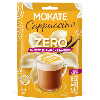 Cappuccino MOKATE ZERO Wanilia i śmietanka 20g bez dodatku cukru
