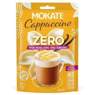 MOKATE ZERO Vanilla and Cream Cappuccino 20g, no added sugar