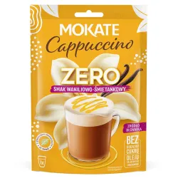 MOKATE ZERO Vanilla and Cream Cappuccino 20g, no added sugar