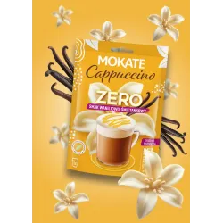 MOKATE ZERO Vanilla and Cream Cappuccino 20g, no added sugar