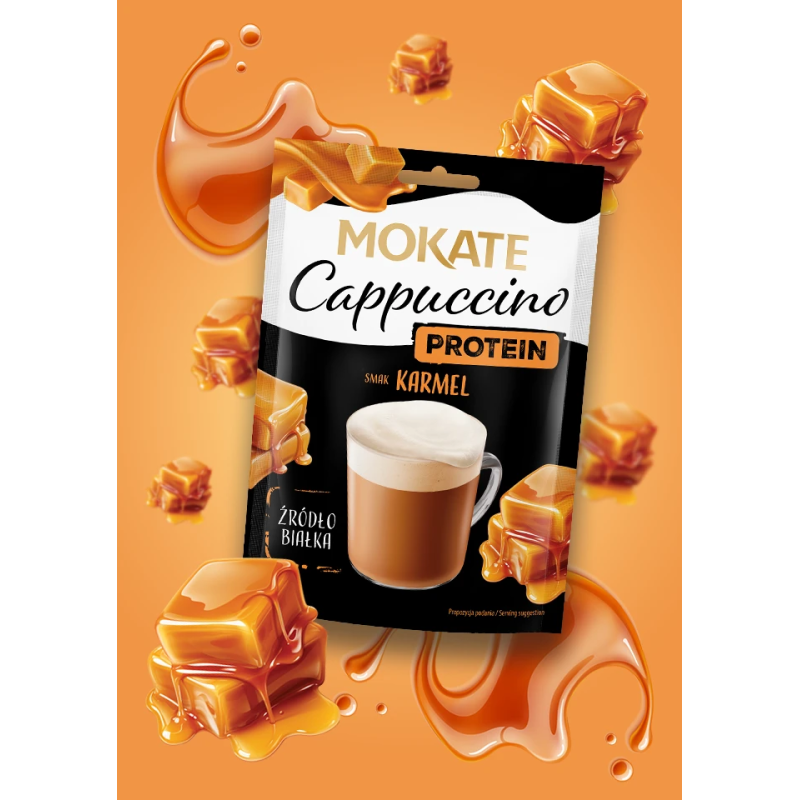 Mokate Caramel Cappuccino 40g PROTEIN