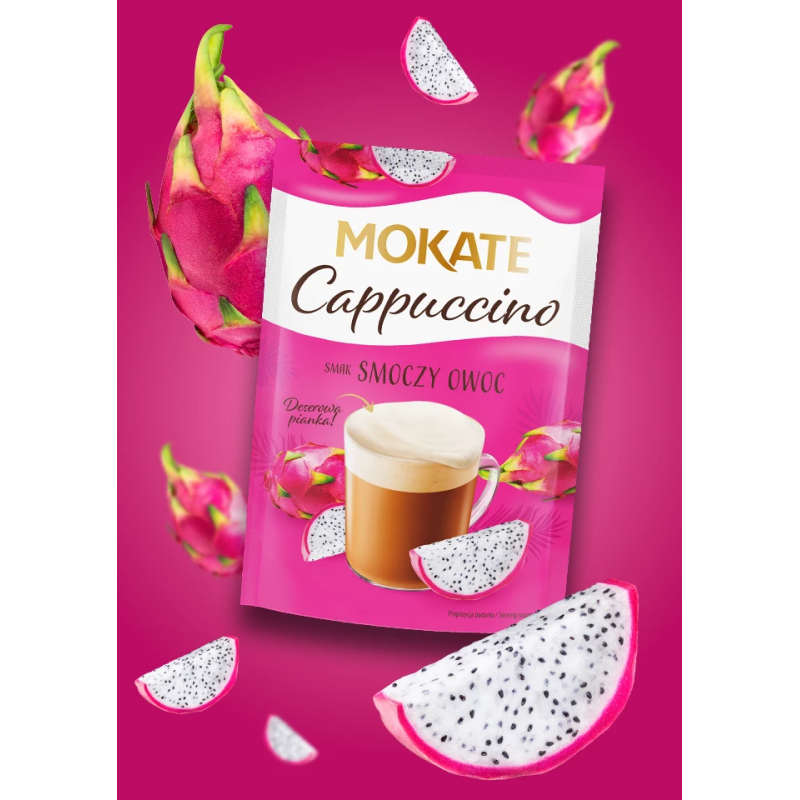 Mokate Dragon Fruit Flavoured Cappuccino 40 g