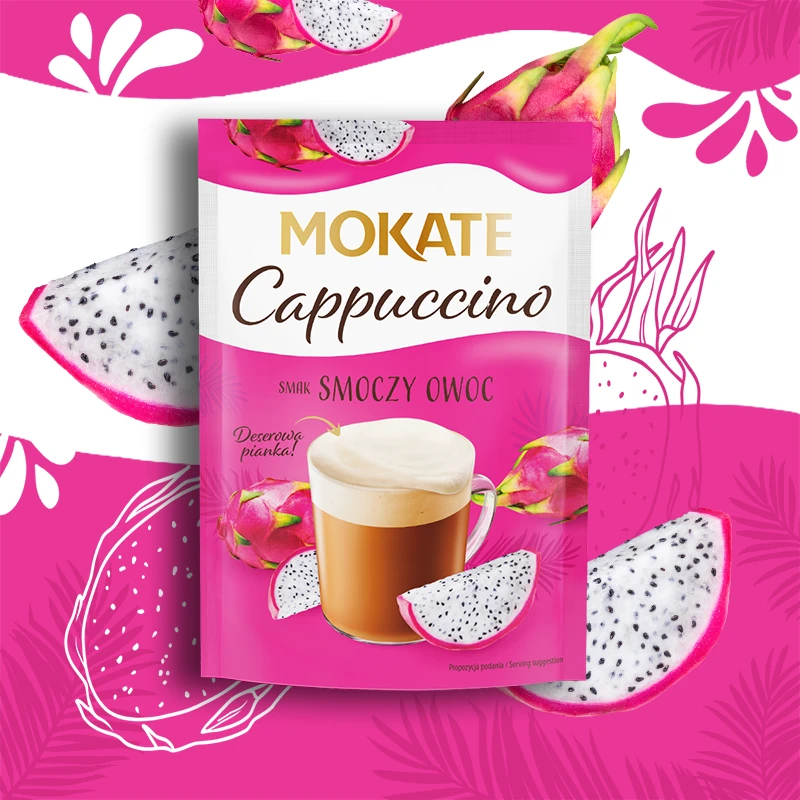 Cappuccino Mokate o smaku smoczy owoc 40 g