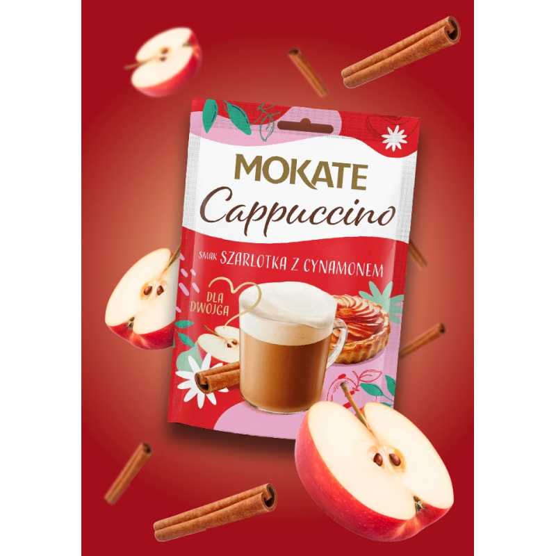 Mokate Cappuccino 40g Szarlotka z cynamonem