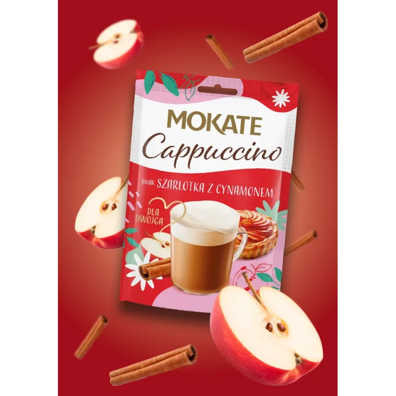 Mokate Cappuccino 40g Szarlotka z cynamonem