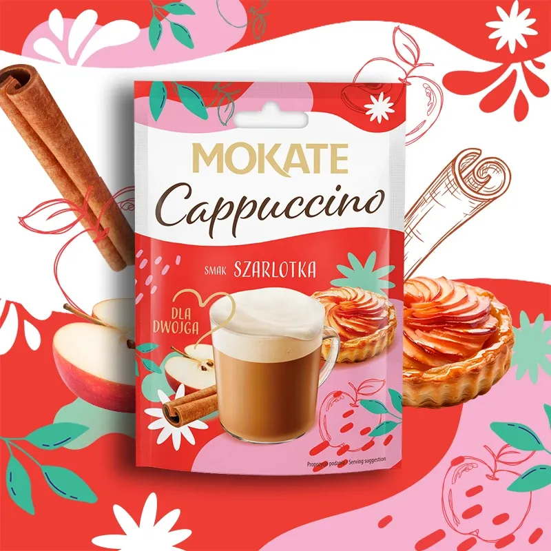 Mokate Cappuccino 40g Apple Pie with Cinnamon
