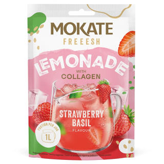 Lemoniada FREEESH Truskawka i Bazylia + Kolagen