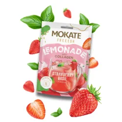 Lemoniada FREEESH Truskawka i Bazylia + Kolagen