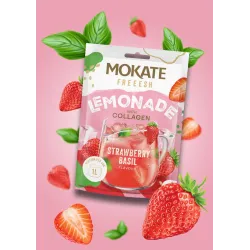 Lemoniada FREEESH Truskawka i Bazylia + Kolagen
