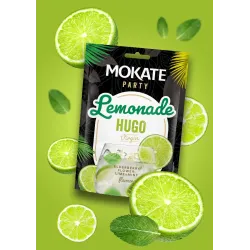 Lemoniada Hugo 40G Lemonade Party Mokate Czarny Bez, Limonka i Mięta