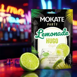 Lemoniada Hugo 40G Lemonade Party Mokate Czarny Bez, Limonka i Mięta