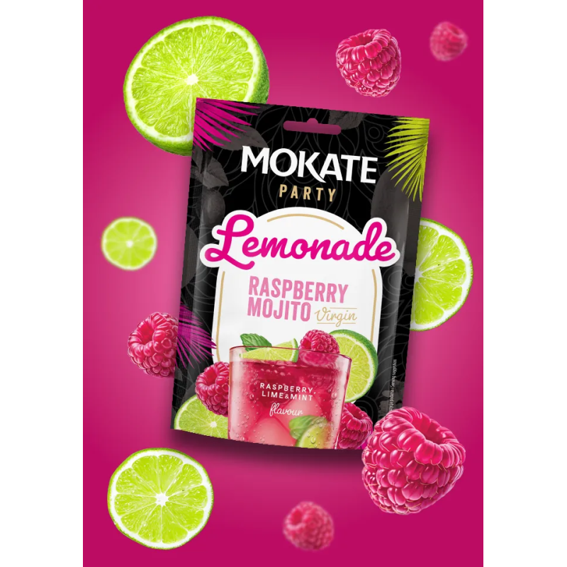 Raspberry Mojito Lemonade 40g Lemonade Party by Mokate