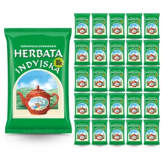 Zestaw 25 x Herbata Indyjska Granulowana 80g